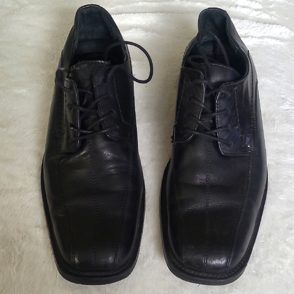Apt 9 Classic Dillon Black Leather Men's Shoes